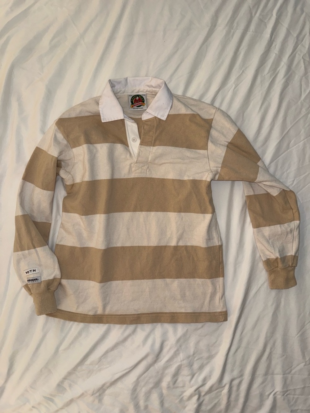 KOTN Barbarian Rugby in Ivory/Beige (Ivory/Beige / XXS)